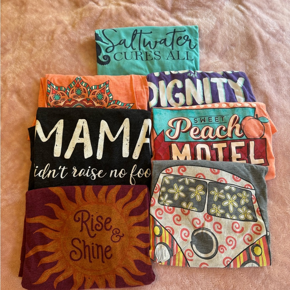 Colorful Graphic T-Shirts Collection